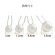 Pei Nanwei Pearl Head Fork Hairpin Bride Headress en épingle en épingle en épingle à cheveux en épingle à cheveux en épingle à cheveux en épingle à cheveux en épingle à cheveux en forme de bouche en U