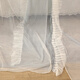 Pierre Cardin ceiling mosquito net double layer half dome home installation-free floor-to-ceiling pattern single double bed gray