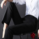 DGPZ Pantalon formel pour femmes pantalon de costume de style coréen pour affaires pantalon consécutif décontracté de pantalon de travail décontracté.