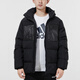阿迪达斯（adidas）新款三叶草羽绒服男装秋冬季运动服加厚保暖防风宽松学生外套 H13564黑色 XS