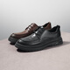 Belle Chinese Valentinstag Geschenkpendler Business Lederschuhe Herrenhöfe Leder plissierte Hoch kochen lässige Schuhe A1373AM4 Black 2 41