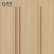 Jiabai wardrobe simple three-door wardrobe modern economical assembled large wardrobe bedroom dormitory rental solid wood panel wardrobe HS0052