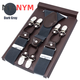 Sangle pour hommes de NY-NYM Boîte à six glipons pour hommes du pantalon du marié Sobile élastique de la ceinture élastique de toutes saisons