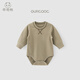 Good Bear baby clothes spring and autumn newborn long-sleeved one-piece bodysuits for men and women baby home base warm pajamas