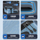 Fishing source live fish bucket winter fishing fishing portable sub-package fish box foldable fishing box wild fishing special one-piece 35cm blue