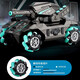 
Greiffin stunt remote control car tank gravity sensing can launch children's toys for boys' birthday gift 6-8-12 years old mecha tank dark green black-single control version