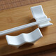 Zhengyang Zhishang Chopstick Holder Ceramic Chopstick Holder Chopstick Holder Hotel Special Chopstick Holder Chopstick Pillow Dual-Purpose Chopstick Holder Spoon Holder Shelf Male <Lushui Jinshan Guzheng Chopstick Holder> <Ten pack