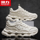 
Warrior casual men's shoes mesh dad shoes men's height-enhancing versatile sports shoes men 3893 beige 43