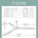 ZOLEE中联大风力家用吊扇音轻卧室客厅塑料遥控蚊帐床上微风扇小电风扇/ 直径1050MM+3米延长线+吊钩+膨胀螺丝