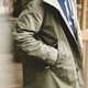 Maden workwear American retro M51 fishtail windbreaker military coat parka clover cotton jacket mid-length jacket hooded men military green (slim fit) M
