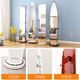 
Zhenjinfang dressing mirror full-body mirror floor-standing mirror rotatable and mobile fitting mirror home bedroom hanging clothes multi-functional vertical mirror oval + simple style + white + no hanging clothes storage