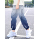 Pantalones de secado rápido de McTicco Summer Boys Summer Summer delgados Pantalones de seda a prueba de mosquitos de hielo Big Summer Sports Pantense Tendencia 9767 Negro + 5725 Gradiente [Traje de seda de hielo] 170 cm
