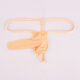 Ye Zimei men's sexy underwear ultra-thin transparent ice ribbon set thong men's T-pants men's see-through sexy underwear 4058 flesh color one size fits all closed mouth
