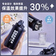 Private Good Product Thermos Cup Large Capacity Ton Ton Men's 316 Stainless Steel Students and Children's Sports Big Belly Water Cup Pot White 1000ml (Straw + Direct Drink + Strap)