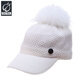 SCALER Outdoor Men's and Women's Wool Baseball Cap Fashion Warm Fur Ball Casual Hat Autumn and Winter Hat S9214064 Gray One Size