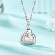 Liuguifu jewelry platinum pendant Maitreya Buddha pt950 platinum pendant pendant pendant birthday gift necklace 1.35g
