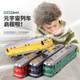 Meibosen Simulated Green Le cuir Train Toys Universal Fuxing Model Baby Inertial Sound and Light Children's Car 1-2 Boy 3-4 Train En cuir vert amélioré [La porte peut être ouverte + Sound and Light