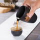 煜化【轻奢高端】杯套 杯子保护套杯子防烫圈玻璃杯防烫套隔热套防滑 防烫杯套圈咖啡色木套6630款