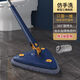 Refresh love mop electric washing and mopping all-in-one wireless flat mop for hand-free household large-sized ceramic tiles and wooden floors with one mop c gentleman blue 130cm thick rod total 1 cloth
