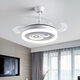 Shaoguan 2024 Nouveau ventilateur Light chambre principale chambre principale ventilateur de plafond invisible lumière ménage moderne ménage intégré de plafond de ventilateur