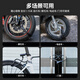 Rock Brothers Cable Lock Bicycle Lock Ring Lock Anti-theft Mountain Road Bike Electric Vehicle Portable Cycling Lock Home Black