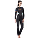 Xuanhai 3mm thickened diving suit women's one-piece swimsuit long-sleeved autumn and winter swimming warm and cold-proof clothing snorkeling suit jellyfish suit 9457-2 black thick 3mm L