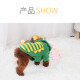 Hanhan pet dog clothes, cat clothes, pet clothes, transformed clothes, cat clothes, small and medium-sized dog and puppy autumn and winter clothes, small dinosaur model, XL size, recommended weight 10-18 Jin [Jin is equal to 0.5 kg]