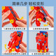 TOYS JIAYIHONGQI变形玩具机器人男孩汽车人战车恐龙擎暴龙模型玩具自动一步系列  棕暴龙兽（JY675--E）