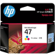 HP (HP) Original 47 Tintenpatrierte Schwarz Farbe für 4825 4826 4828 4829 4877 4925 Drucker 47 Farbe * 2 Stück