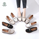Specht Frauenschuhe Frauenschuhe Sommer-Frauenschuhe Frühling und Herbst Echte Leder-Rindfleisch-Sehne Sohle einzeln