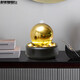 Feng Shui Transfer Ball Office Schreibtisch Gelddekoration moderne einfache fließende Wasserbrunnen Wohnzimmer Ornament Zirkulation Wasser Vorhang 9906 Weißes weißes Licht 39*39*118 cm