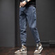 Charluoel Jeans Spring and Automne Pantalon Pantalon nouveau Pantalon Straight Men's Pantal
