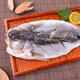 Sandu Port Frozen Sanlu Sea Bass 1Jin Jin is equal to 0.5kg 1 piece (free package) Deep sea fish Fresh fish Seafood New Year's goods