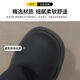 Tiaodega Bottes féminines printemps et automne Nouvelle talon épais à l'orteil rond à capuche Martin Bottes de bottes de pantalon empilées