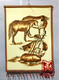 Retrato de Meng Yier Genghis Khan Maotan Pintura de fieltro Mongolia Handicraft Genghis Khan Hanging Painting SN6627 Pastor Girl 40*50 Independencia