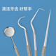 铂呐苓 牙结石神器 洁牙器牙齿科工具家用剔牙神器口腔护理清牙齿科牙 洁牙工具【五件套】