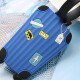 Forty thousand kilometers boarding pass suitcase cartoon creative silicone luggage tag hanging tag shipping tag travel supplies SW1009