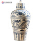 Newly upgraded Moutai empty bottle ornament Yuan blue and white general can empty bottle 1-10 Jin Jin equal to 0.5 kg ceramic wine jar pot wine bottle wine altar Moutai bottle type blue and white porcelain dragon 10 blue and white general can with gift box