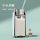 FGA Fuguang Straw Thermos Cup 316 Stainless Steel Children's Spring Cover Cup Pregnant Men and Women High-Looking Student Water Cup
