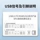 力特（Z-TEK）USB转RS485/422串口线 电脑串口调试工具485转usb通讯线232转换器 5米【FTDI芯片】ZE724