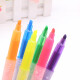 Hobbys Highlighter Farbstift Grobhub Stiftstift Student Hand Stiftmarkierungsnoten markieren Graffiti Pen 6191 Xiangxiang Highlighter Pink 12 PCs/Box