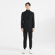 Lilang Leichte Mode -Herrenkleidung [Innere Füllung] Wollmantel Langwolle warme Jacke für Männer q4dyr202 Black XL (175)