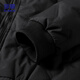 ROMON cotton-padded jacket for men, winter business baseball uniform, warm and versatile cotton-padded jacket, dad jacket, cotton-padded jacket for men, 882 black 3XL