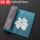 Tuojin Kung Fu Geschirrtuch Tee Tuch verdickte wasserabsorbierende Farbmalerei Zen Tee-Handtuch Tischdecke Tee Graues Lufttuch 3519