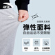 Anta sports pants for men in autumn thin straight loose teen casual pants for men pure gray cotton trousers for men men A style gray straight [embroidered logo-zipper pocket] XL /180