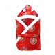 Acacia Tong baby blanket autumn and winter thickened baby warm blanket for outings newborn red blanket swaddle full moon gift Wufulinmenhong autumn and winter thicker version 8-20 90*90