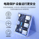 绿联（UGREEN）USB3.0分线器扩展坞高速4口拓展坞HUB集线器电脑一拖四带供电口 黑-USB3.0集线器type-c供电CM688 1.5米