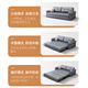 
Paicho simple technology cloth sofa bed folding dual-purpose small study room storage retractable single person pulling furniture outer diameter 2.22 meters storage model Coconut brown + latex version-tech cloth
