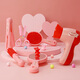 Shantou Lincun Cosmetic Box Toy Girl Girl Prinzessin Simulation Haus Spieler Set Mädchen Baby 3-6 Jahre 5+ Magic 820 Make-up-Box-Friseursalon Set