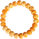 Chengyuanxiang CREORISETIN fidelity raw ore Russian material old beeswax white flower tiger skin pattern old type barrel beads for men and women bracelets Buddha beads bracelet single circle 10mm old type